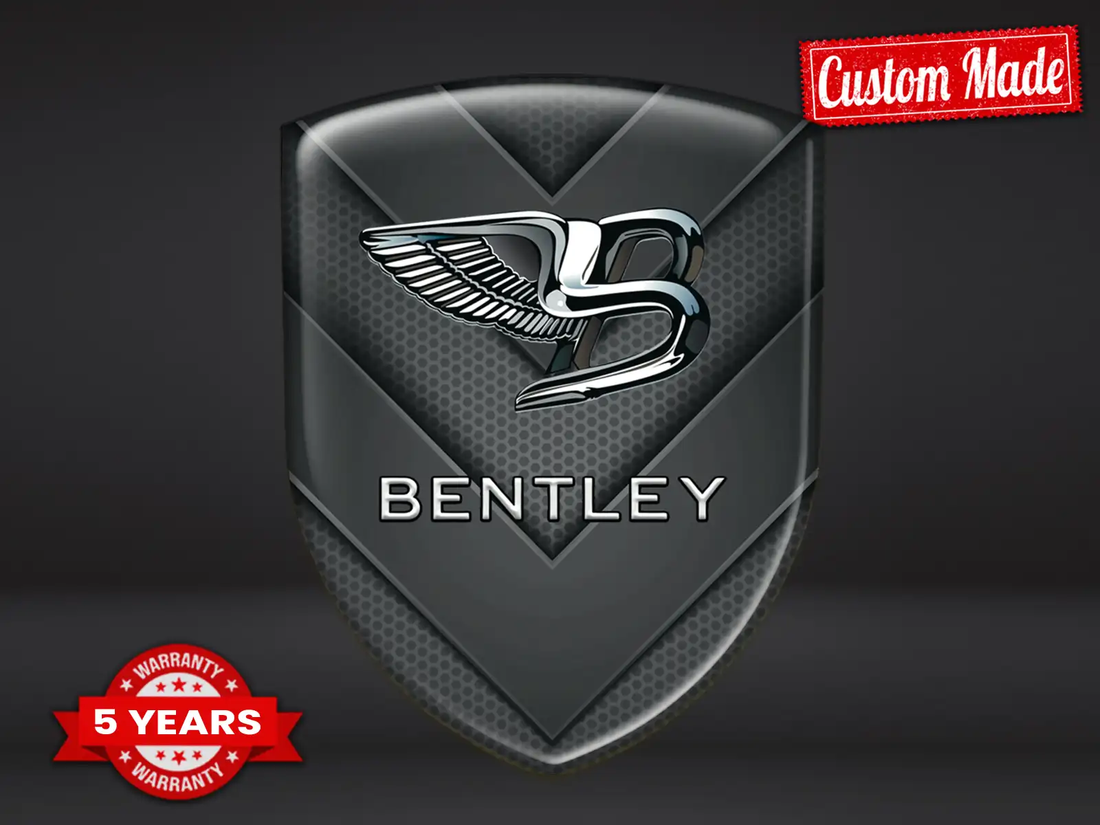 Bentley Doming Aufkleber Auto Stern Limitiert Exklusiv